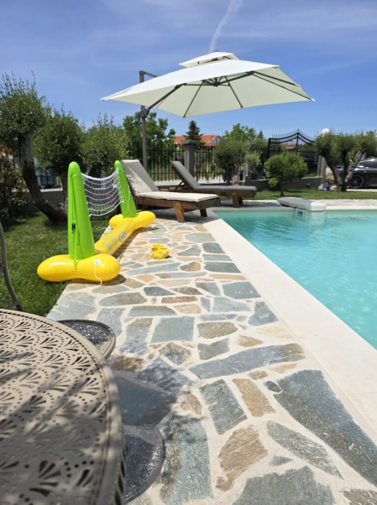 pool tent by the sea xanthos