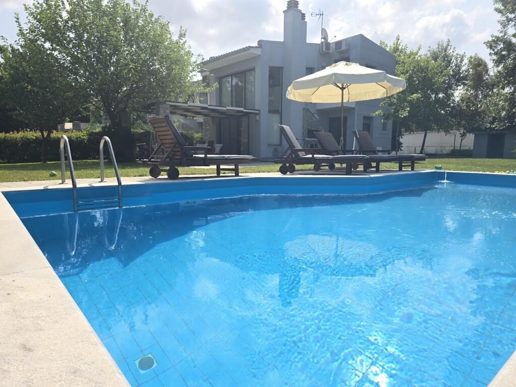 sani adorable villa with pool